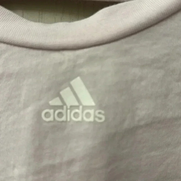 Adidas Open Back Crop Top Size Small Athletic Workout T Shirt Great Condition - Picture 3 of 5